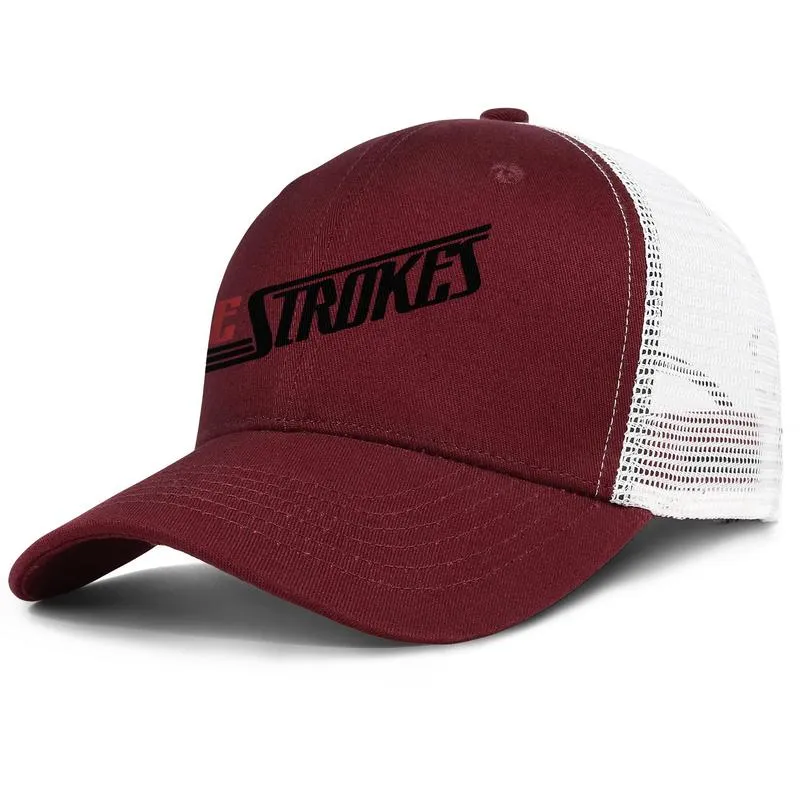 The Strokes Logo mens and womens réglable trucker meshcap design vintage mignon élégant casquettes de baseball Room on Fire Modern Age Comed243S