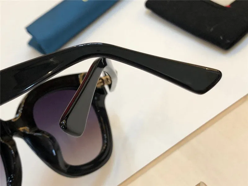 New sell fashion designer sunglasses 0208 cat eye frame features board material popular simple style top quality uv400 protection 2243