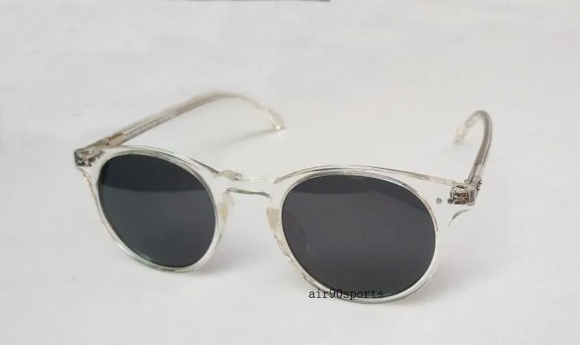 Luxo- Oliver Vintage Men and Women 5186 Sol óculos de sol dos óculos de sol Ov5186 Óculos de sol polarizados 45mm Retro Designer Brand Glasses 193p