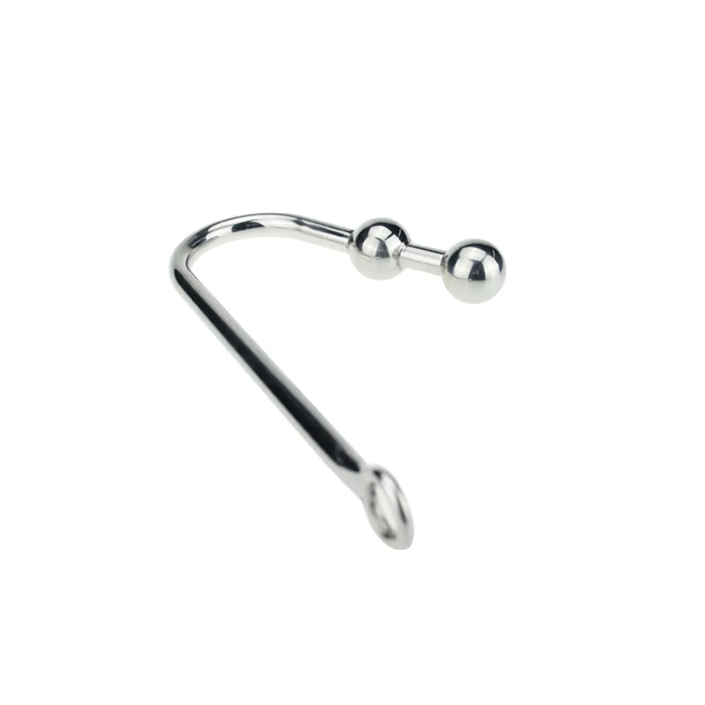 Double-ball-metal-butt-plug-stainless-steel-anal-hook-metal-anal-sex-toy-(2)