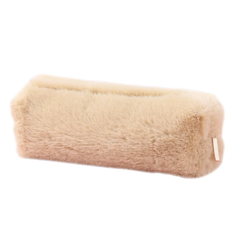 Plush de lápis de pelúcia de luxo de lápis de lápis, material de feminino escolar, suprimentos para maquiagem de maquiagem de maquiagem da bolsa Cosmetic2826