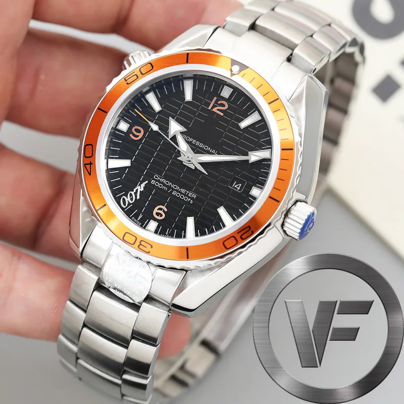 VFactory 2020 saphir montre pour hommes 43mm 2813 mouvement automatique montres de mode hommes mécaniques 007 montres-bracelets