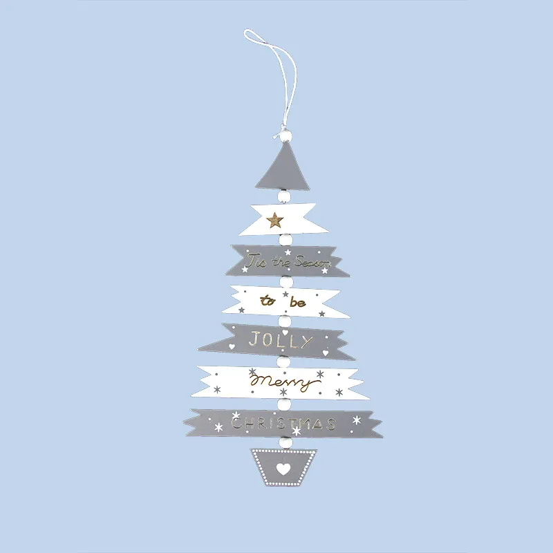 Decorazione dell'albero di Natale in legno di Natale a ciondolo decorazione di ornamenti natalizi casa natal adornos de navigad 2019 decorazione da tavolo q277i