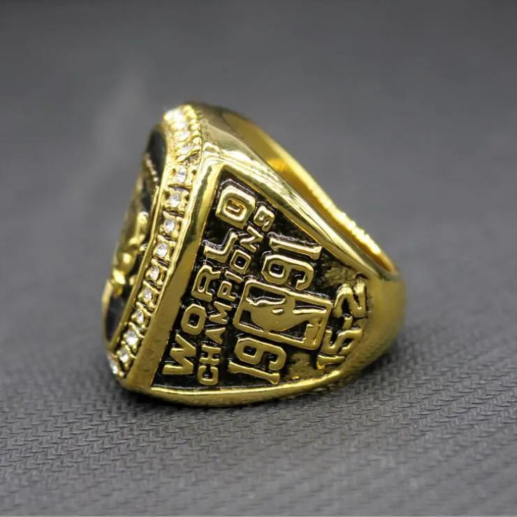 1991-1998 Basketball League Championship Ring High Quality Fashion Champion Rings fans gåvor Tillverkare185J