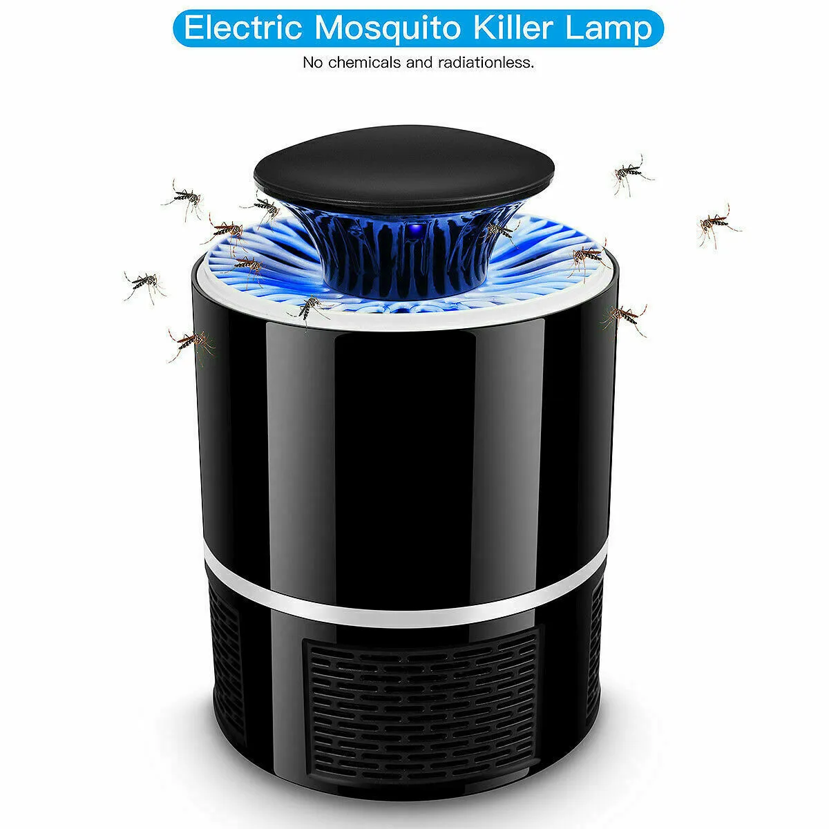 Nowy Elektryczny Bug Mosquito Insect Killer Led Light Pułapka Lampa Kontrola Pest USB Photocatalst Mosquito Repellent Lamp Mosquito Odstraszający