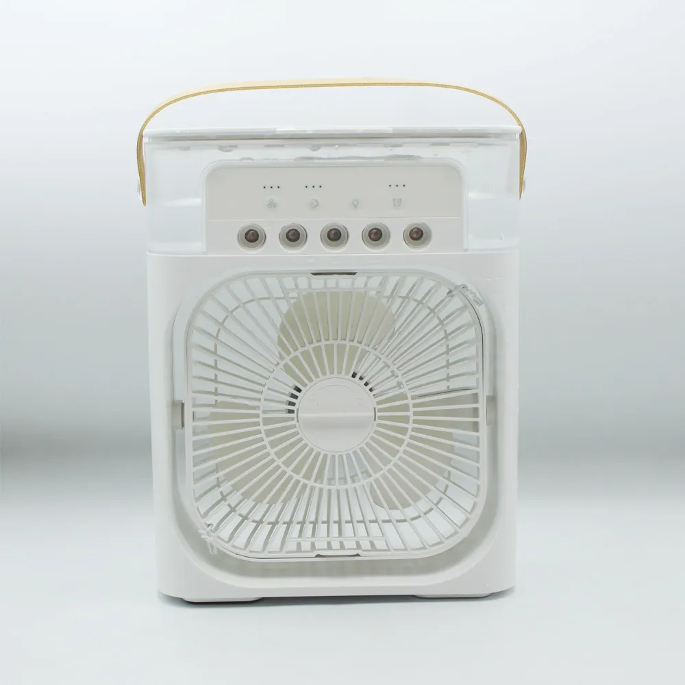 Ventilateur de refroidissement à air du climatiseur portable avec 7 couleurs LUMILES LED USB FANTER COFFICALER HUMIDIFICER PURIFICATEUR NIGHT