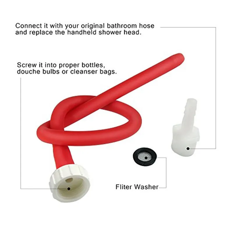 シリコンen腸チューブビデットホース洗浄アナルクリーニングシャワーhemo骨治療Douche Bidet Shower Bathoook Shower Bidet Hose SH2481463