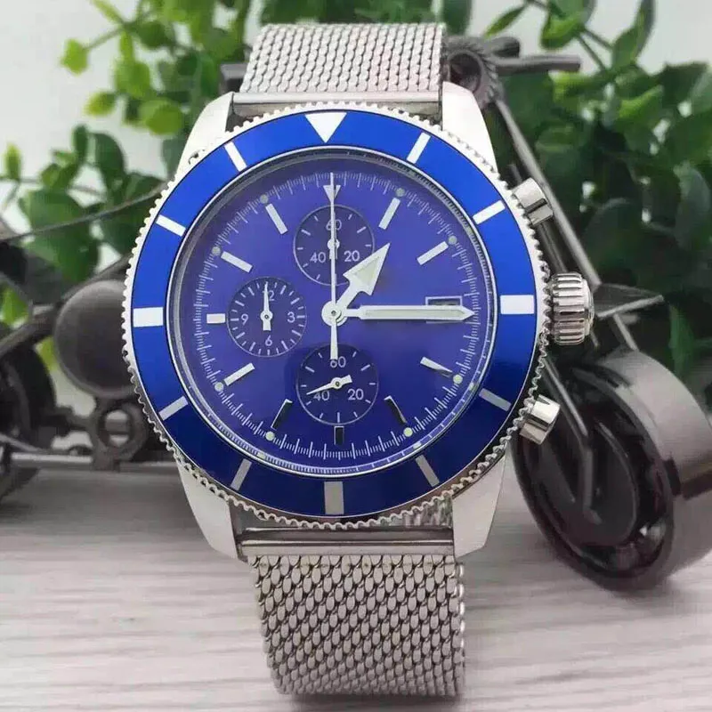 Nouveaux montres de créateurs pour hommes en acier inoxydable Adoptez l'importation japonaise Fine 6s Mouvement à quartz Technique exquise Montre de luxe Montre de294A