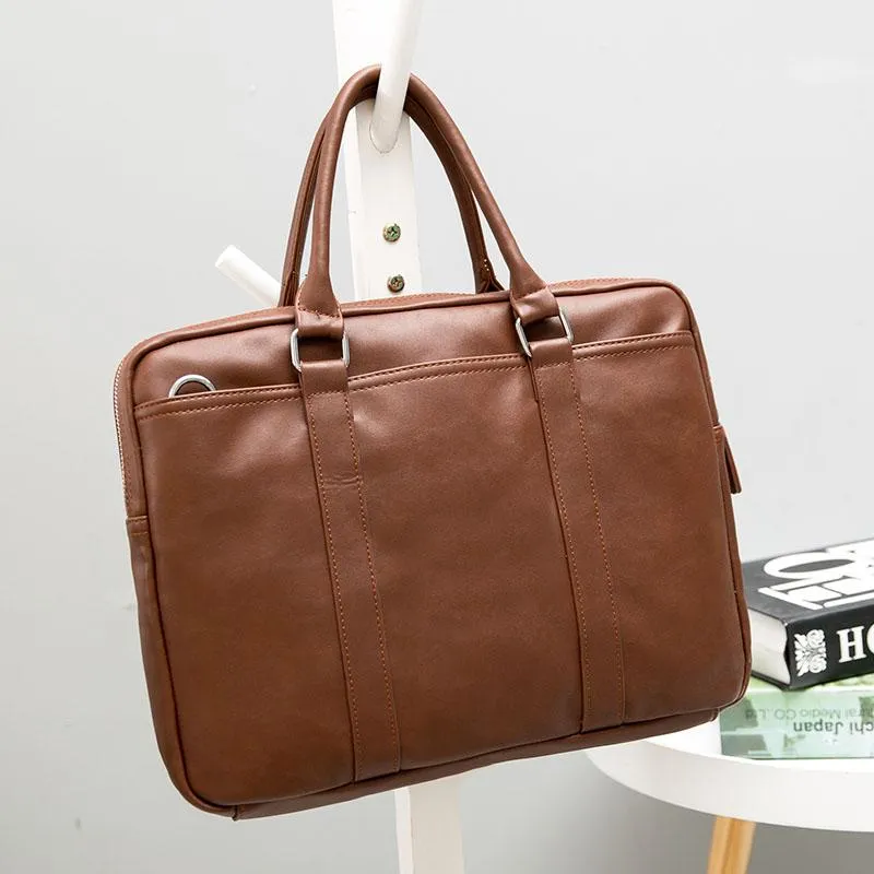 Feidikabolo ünlü marka iş adamları çantalar çantalar adam omuz çantası deri dizüstü bilgisayar basit erkekler el çantası bolsa maleta256f
