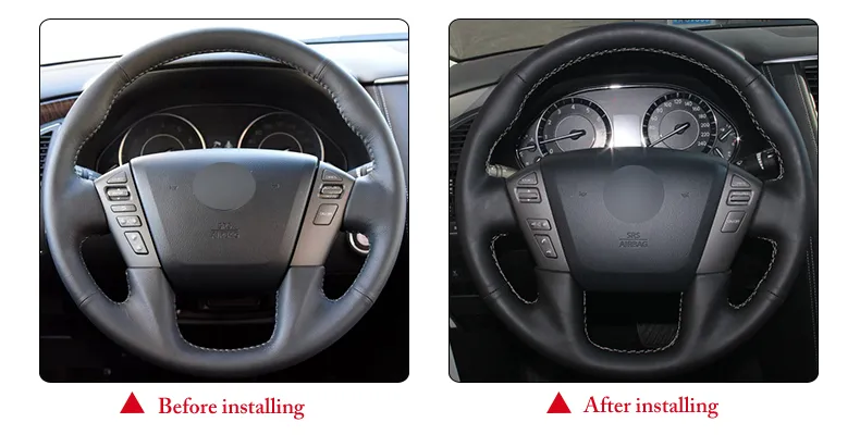for Nissan Infiniti QX56 2011 steering wheel cover