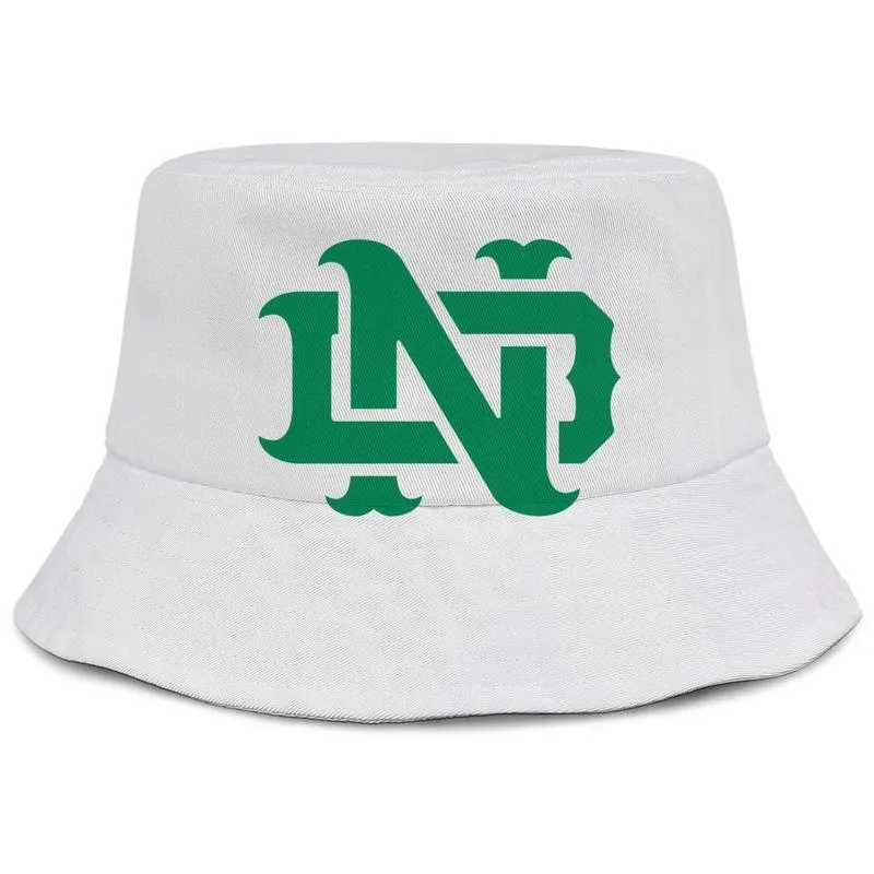 Notre Dame Fighting Irish Alternate Logo 0 mens and women buckethat cool sports bucket baseballcap logo Flag Football Effect Green6892631