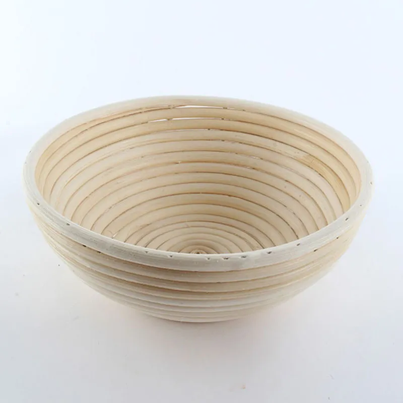 Dayanıklı Yuvarlak Rattan Sepet Banneton Brorm Bowl Ekmek Dövüşme Sepet Mutfak Yeni Yıl2307