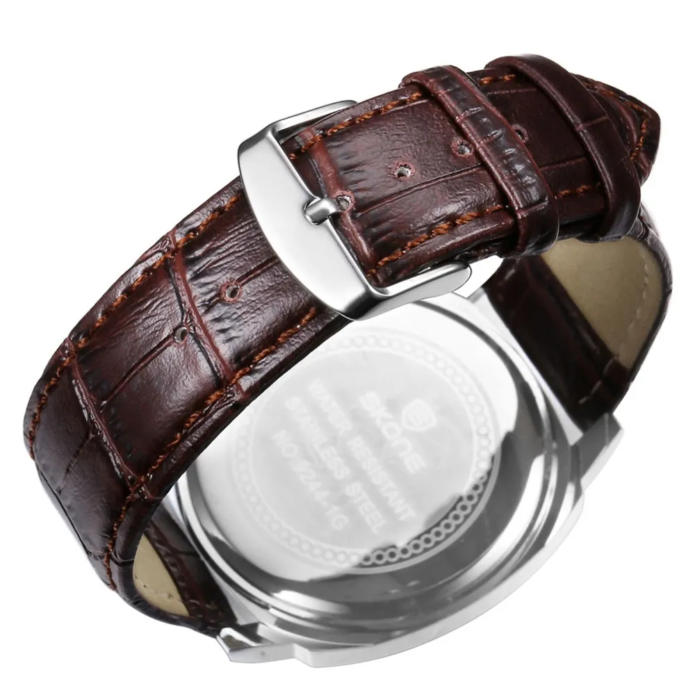 Designer de designer de Vogue exclusivo Skone Brand Watches Men Luxury Fashion Casual Leather Watch Wattz wrtistWatch Relogio Masculino Y1905250L
