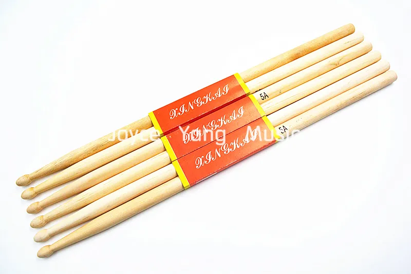 12 par Niko Maple Wood Owalny końcówek bębnów 5a Drumsticks Wholes1586417