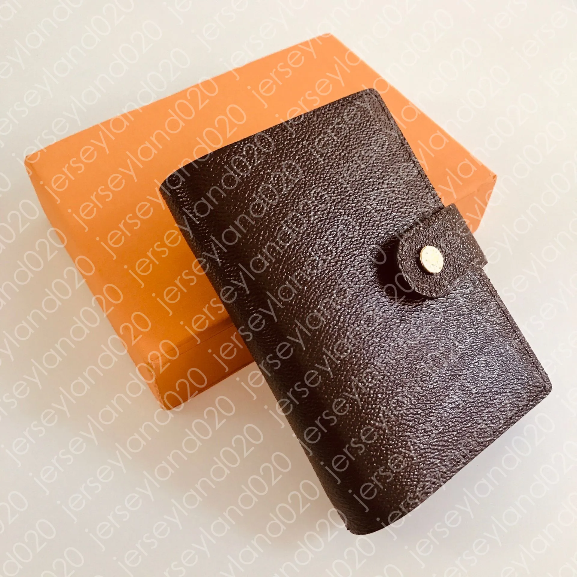 R20106 Duży średniego agenda małego pierścienia portfela projektant damska mody notatnik Uchwyt karty kredytowej Case264a