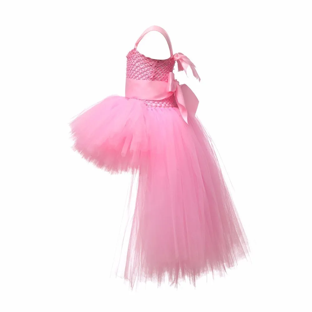 Tutu Dress Baby Girls Boys Prom Dress Strap New 2019 White Black Pink Flower Tutu Handmade Princess Fluffy Soft Mesh Tulle Dress J4032366