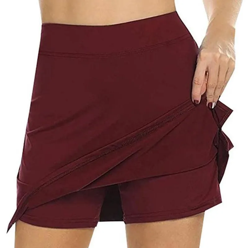 Qerformance Active Skorts Skirt Womens Plus Size Pencil Skirts Wanning Tennis Golf Workout Sports Anti-ChaffingSkort242p
