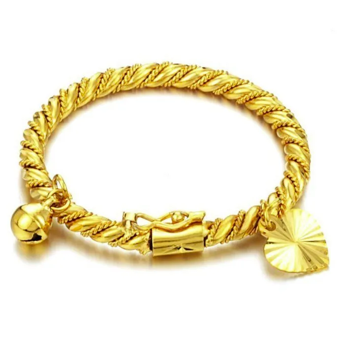 Gli uomini europei del braccialetto dell'oro di promozione 18K hanno placcato i fascini dei braccialetti degli uomini delle donne/braccialetti del braccialetto