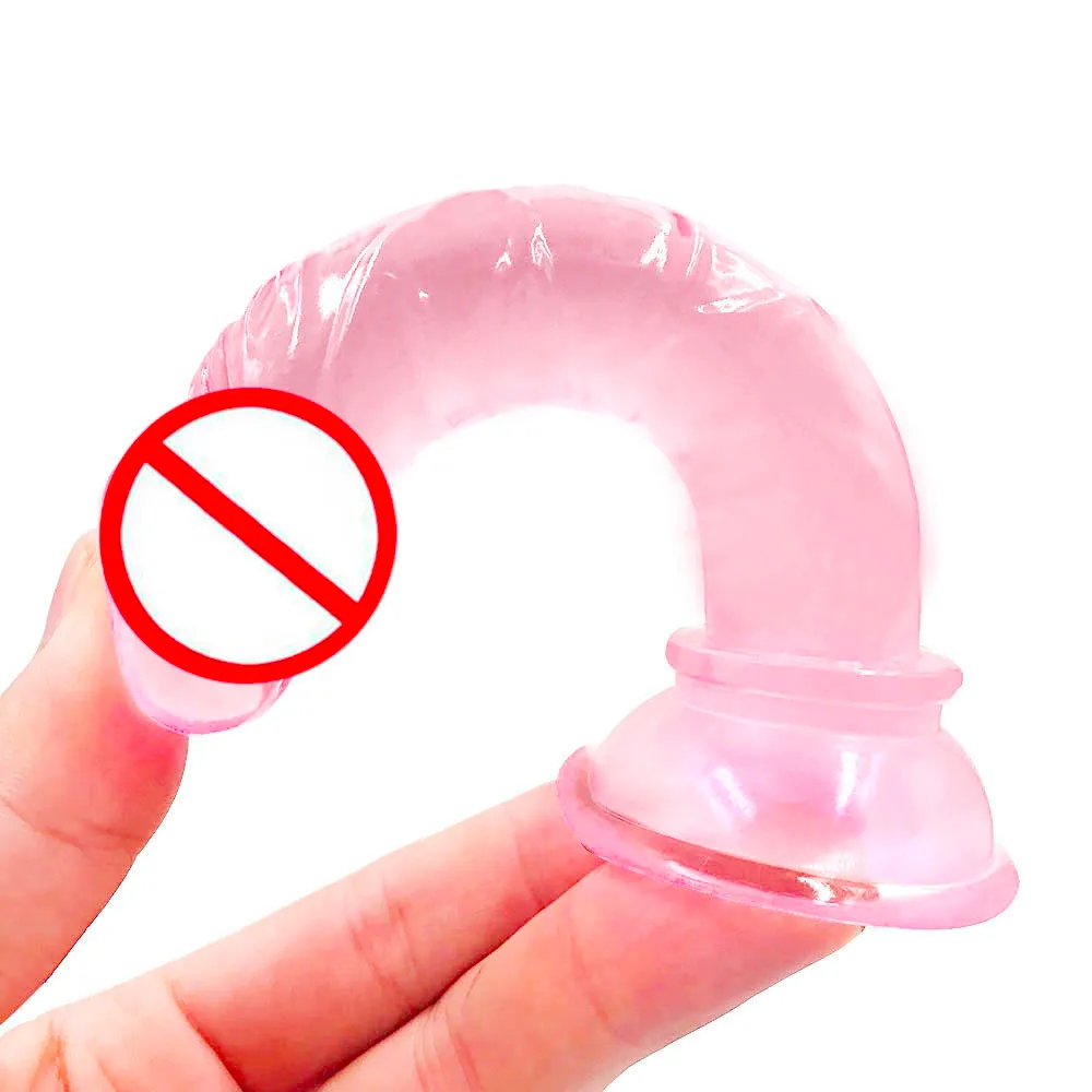 Realistic Dildo Massager Flexible Anal Butt Plug Strap On Big For Women Penis Suction Cup No Vibrator Silicone G Spot Sex Toy SH196792766