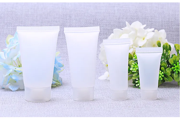 Cosmetic Soft Tube 5ml 10ml plastic Lotion Containers Empty Makeup squeeze tube Refilable Bottles Emulsion Cream Packaging DLH424