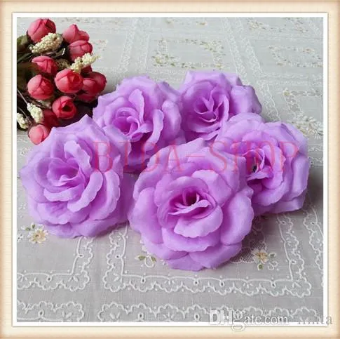 8 cm Cabeza de flores de rosa de seda es para la fiesta de bodas Simulación artificial Camellia Camellia Rose Flower273r