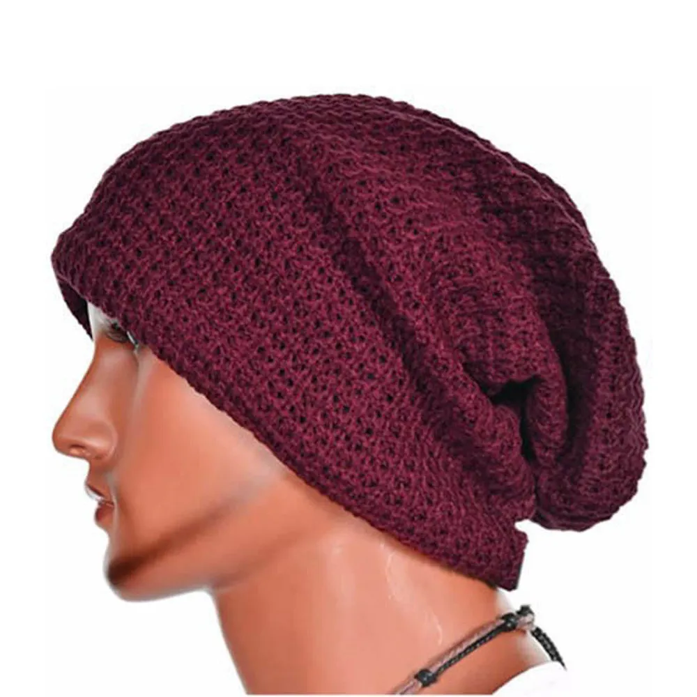 2018 WARM Fashion Winter Hat For Men Knitting Hat Cap Women Beanie Hat Cap Skallies Beanies Elastic Hats Drop S181203029577896