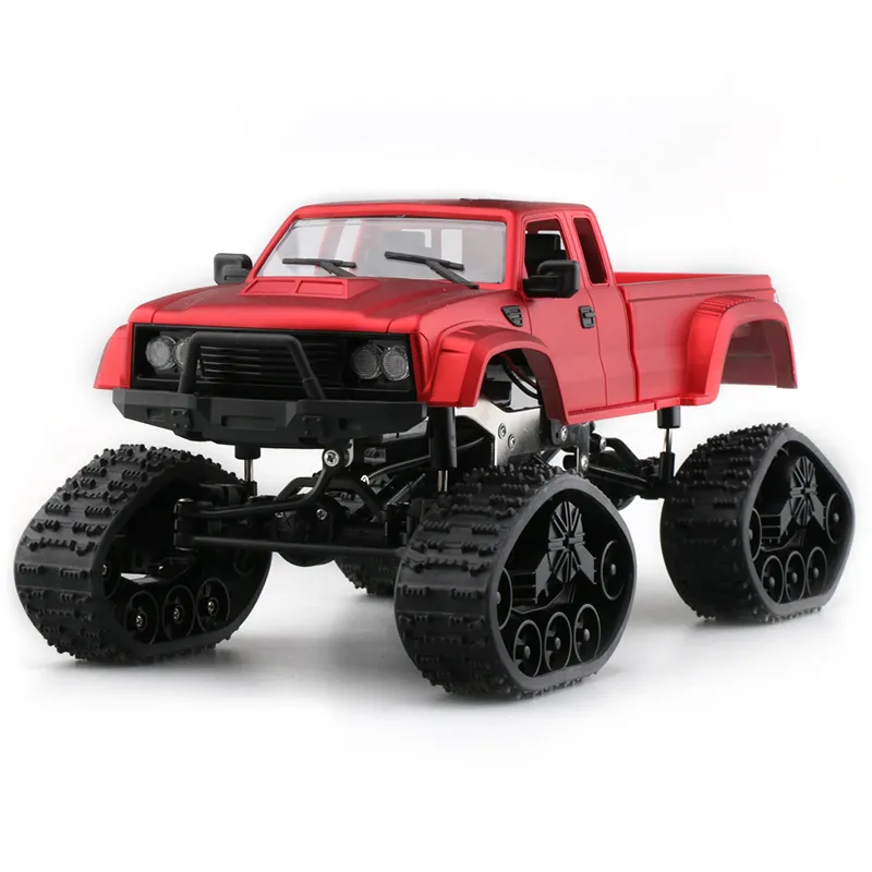 Cały FY002B 116 24G 4WD RC CAR TRIGIST z przednim LED LED LED Track Wheel W Remote Control Zabawki z LED Kids Prezent7228165