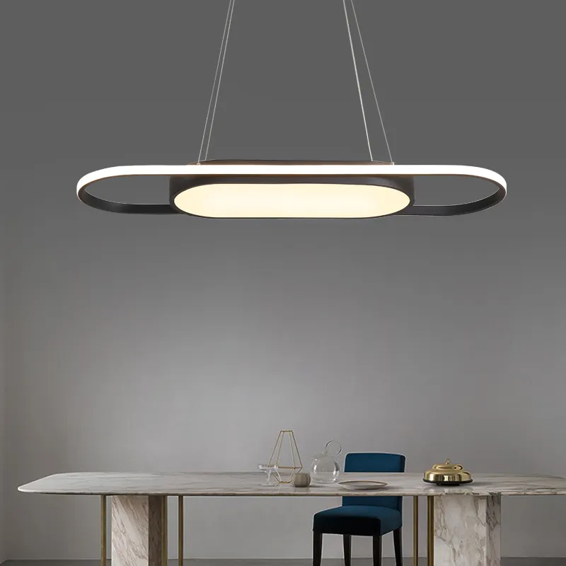 オフィスキッチン用のリカンモダンLEDペンダントライトLuster Lamparas de Techo Colgante Moderna Pendant Lamp Suspention Luminaire259r