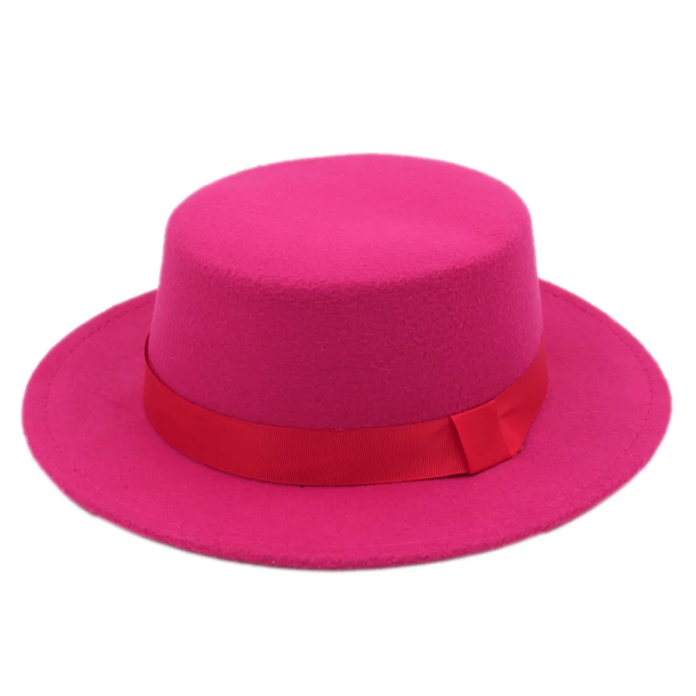 Eenvoudige zomer vrouwen Sunhat Beach Street Party Stijf brede rand varkensvleeshoed buiten bowler zeeman derby caps unisex maat 5232o