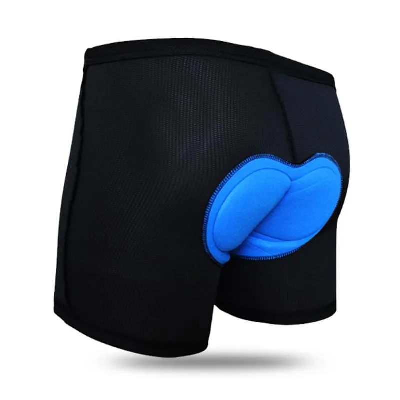 Wosawe Cycling Shorts Bike Shorts Riding Bicycle Underwear Mens Shortpant Breatble Gel 3D Silicon Padded Bermuda Underpants228s