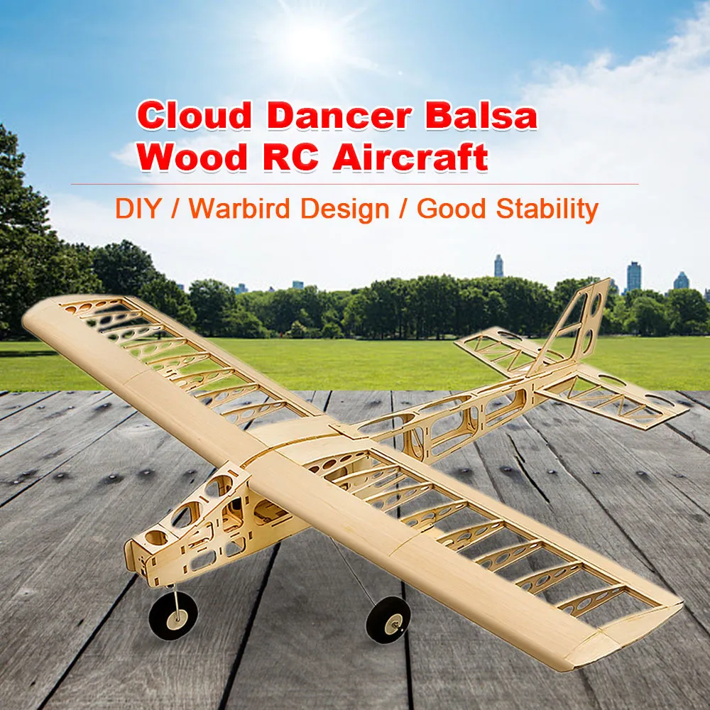 T2501 EP Treinamento RC Plano Balsa madeira 13m Wingspan Biplane RC Airplane Kit RC Aircraft RC for Kids Y2004136230642