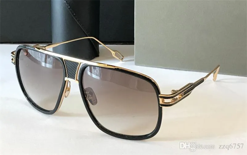 Top Man Fashion Okulary przeciwsłoneczne GM5 Ręcznie zaprojektowany metalowy styl tytanowy