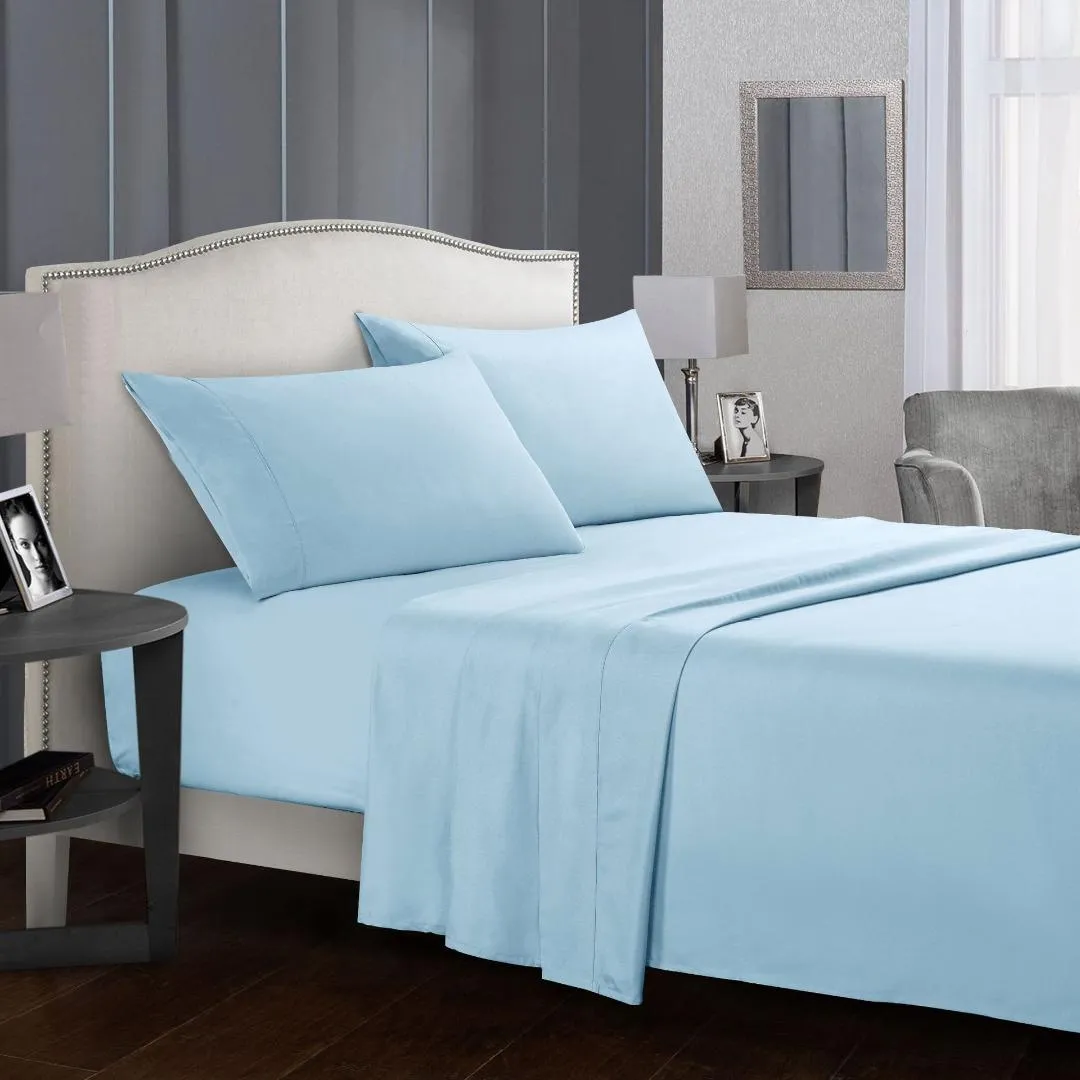 Ren färg sängkläder set korta sängkläder platt ark monterad ark fodral drottning king size grå mjuk bekväm vit säng set337m