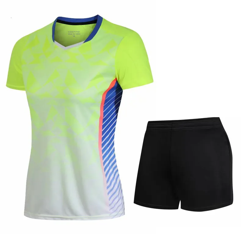 2019 Pallavolo femminile Manica corta Pallavolo Serve Suit Donna A Speed Do Major Gas Row Match Serve Maglia da allenamento