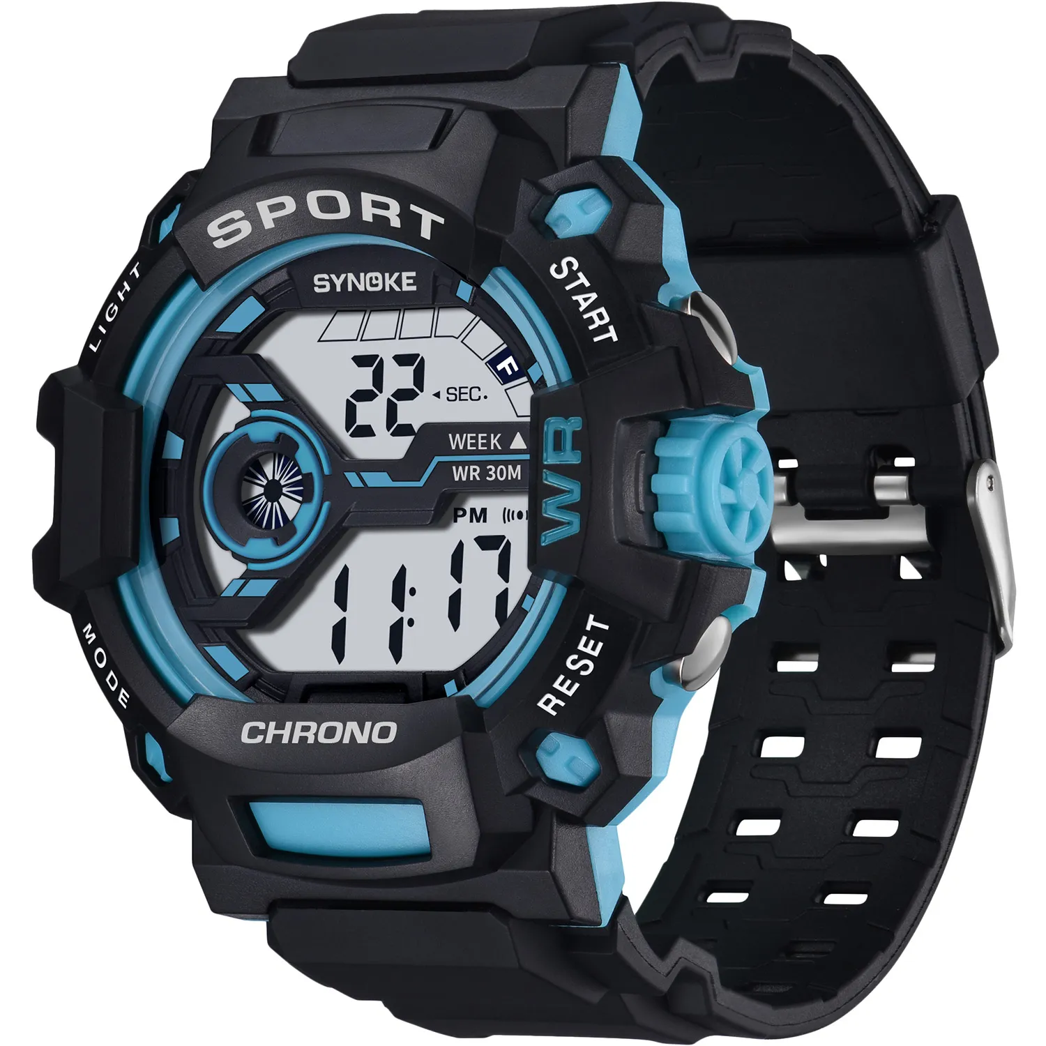 Panars moda masculina relógio digital à prova dwaterproof água esportes ao ar livre relógios de pulso led eletrônico para men297v