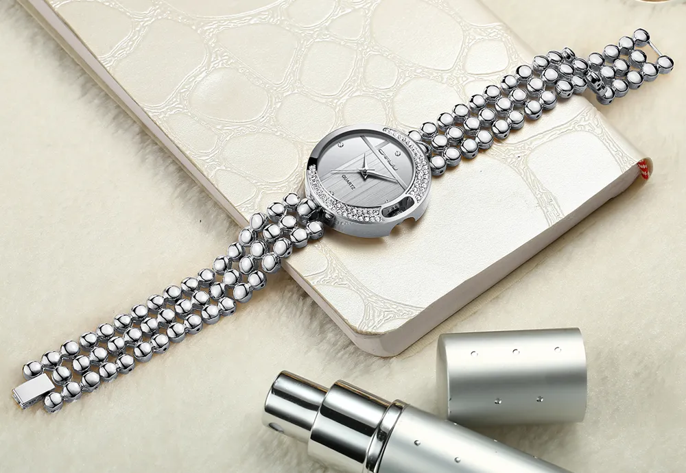 CRRJU новые модные женские наручные часы с бриллиантами, золотой ремешок для часов, топ, элитный бренд, женские ювелирные изделия, браслет, часы Female257x