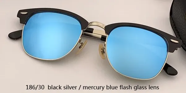 نظارات شمسية جديدة تمامًا من نادي العلامة التجارية ، نظارات الرجال المصممة مرآة Oculos de Sol Eyewear Assories 3716 Gafas 2019 2011