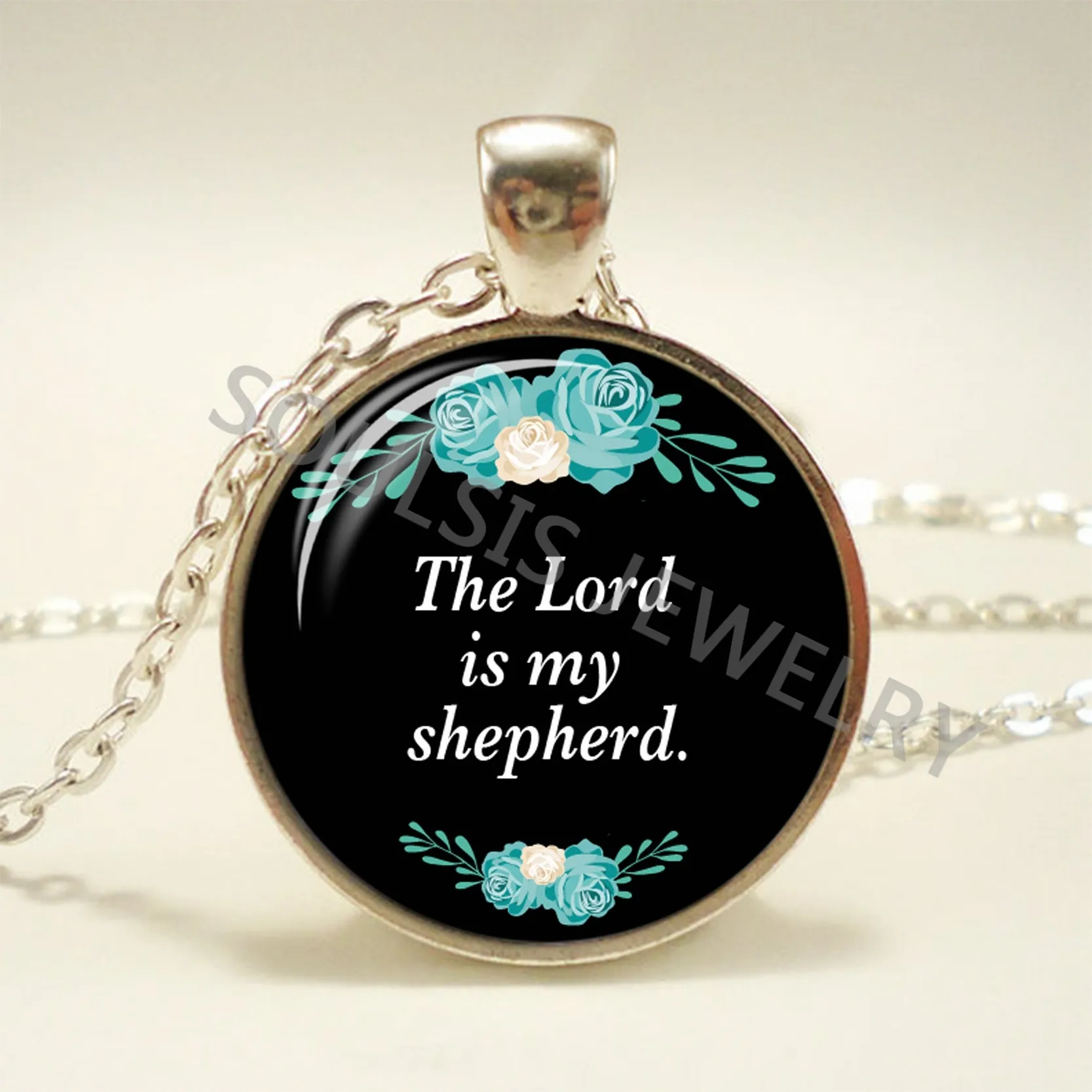 Bible Verses Glass Dome Pendant Necklace God Scripture Quote Jewelry Christian Christmas Jewelry Mother Sister Anniversary Gifts6841693