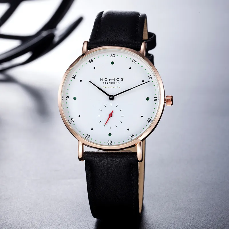 2019 Luxe nomos merk Heren Quartz Casual dress Horloge roestvrij staal Mannelijke Klok kleine wijzerplaten werk Relogio Masculino Mannen Watches323d