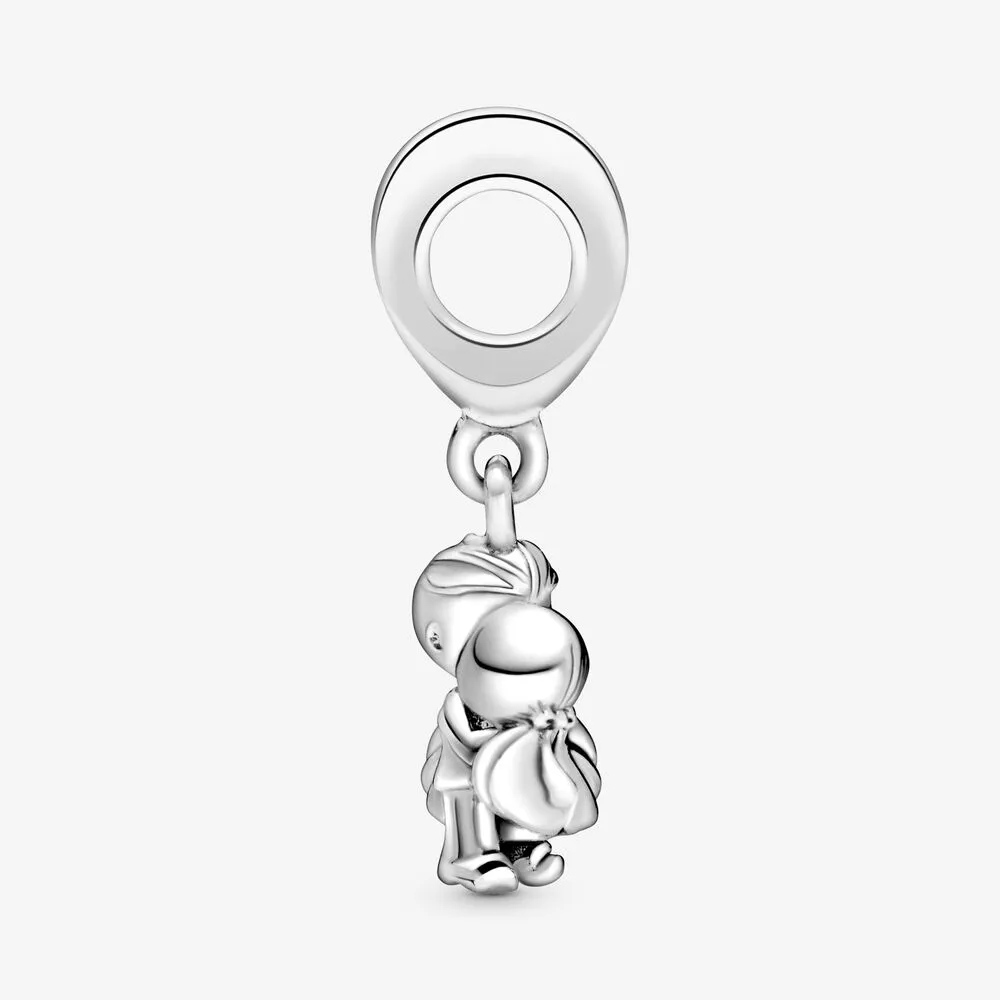 새로운 도착 100% 925 Sterling Silver 결혼 한 부부 매복 매력을 맞추고 오리지널 유럽 매력 팔찌 패션 보석 액세서리 2483