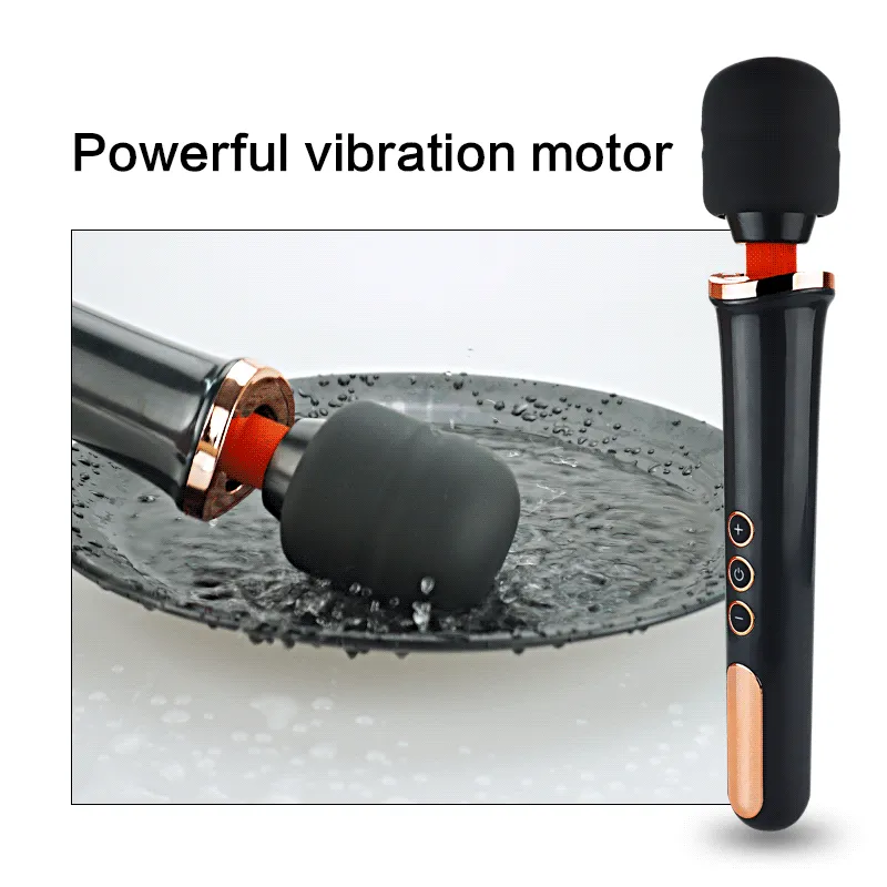 5 Speeds 10 Modes G Spot Vibrator Huge Female AV Wand Massager Sex Products USB Charging Vibrators Sex Toys for women Y1912203048306