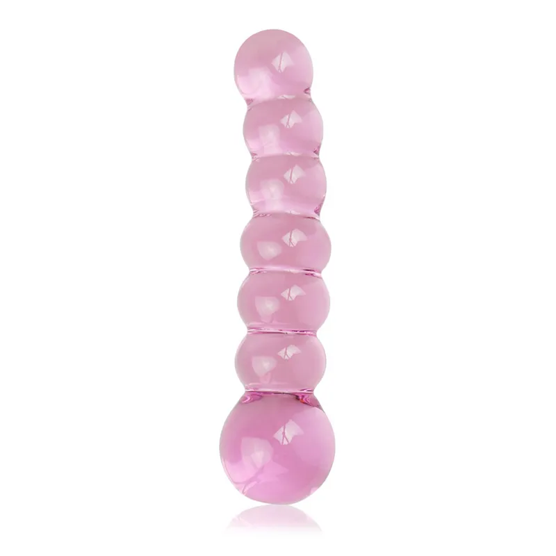 Meselo Glass Beads Anal Plug Plug Gay Sex Toys for Men Woman vagina Dildo Masturbator BDSM Products Anus Butt Plug Bread Big Toy Y9636383