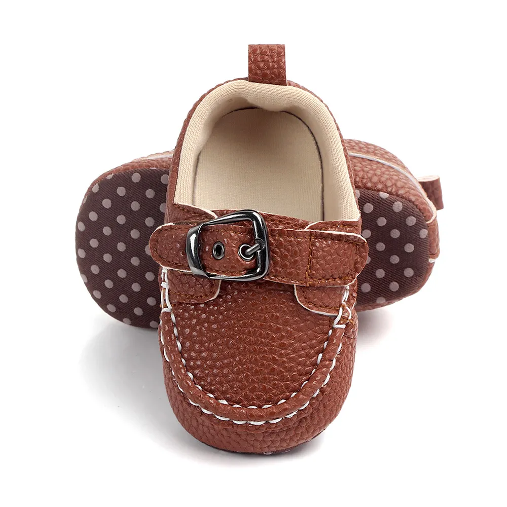 Toddler Infant Newborn First Walkers Baby Soft Sole Suede Shoes Boy Girl Shoes Moccasin-Gommino Hasp Casual Sneakers 0-18M