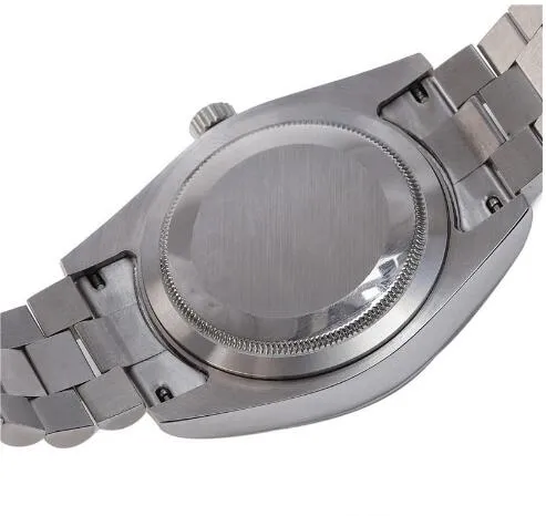 MODE Roségold Herren Genfer Stahl Roma Zifferblatt Luxus Automatik Herren Tag Datum Edelstahl Designeruhr Uhren Armbanduhren mo306y