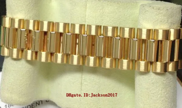 Originalverpackungszertifikat Herrenuhren 118348 Gelbgold mit Diamantlünette 36 mm Asia 2813 Uhrwerk Automatik 307N