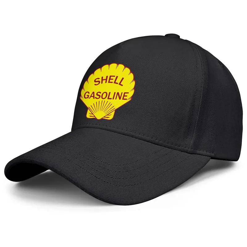 Shell benzine tankstation logo heren en dames verstelbare trucker cap voorzien van vintage schattige honkbalhoeden locator benzine symbo8137748