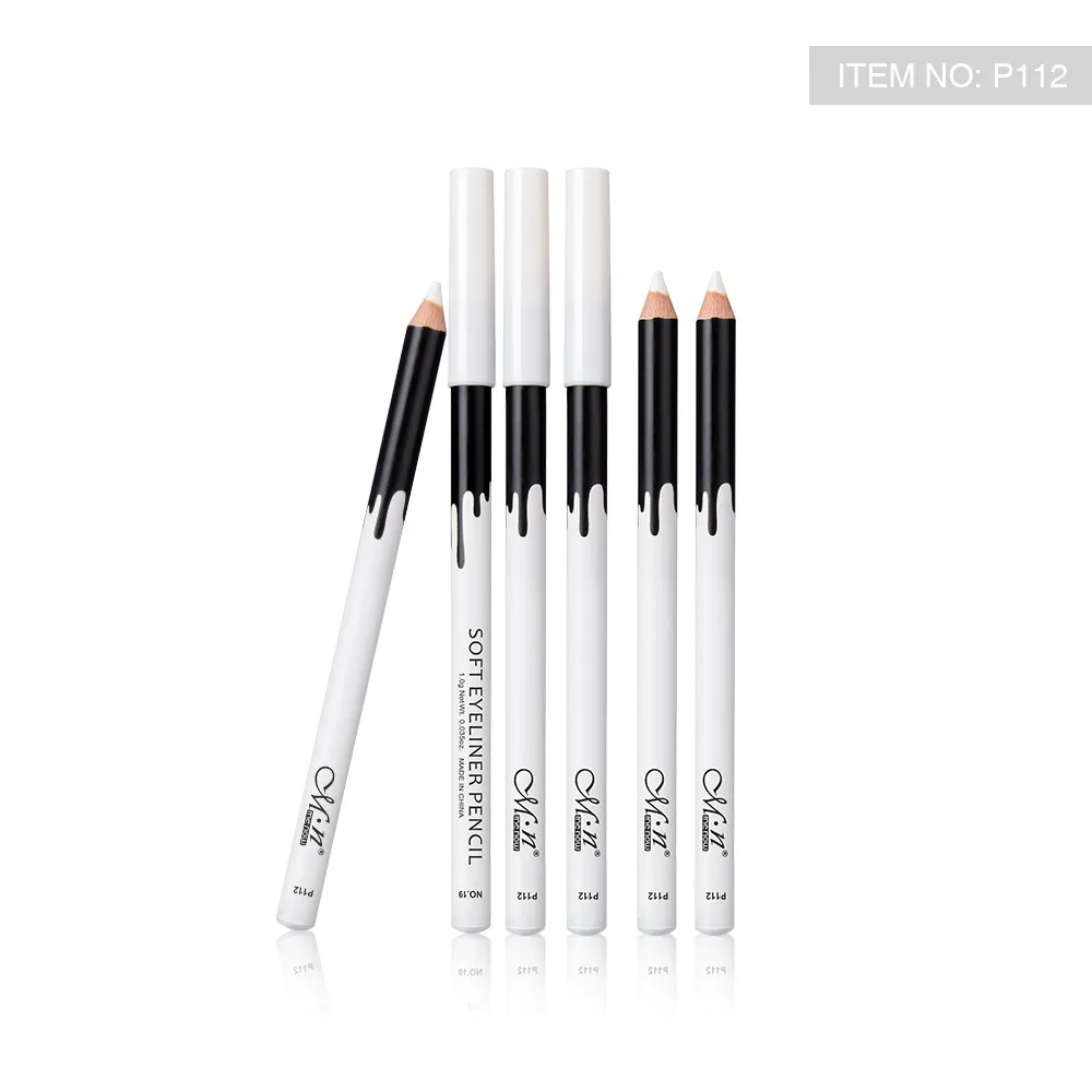 소프트 흰색 아이 라이너 연필 누에 밝고 하이라이트 방수 아이 라이너 Menow Mild Waterline Makeup for Endive Eye3786763