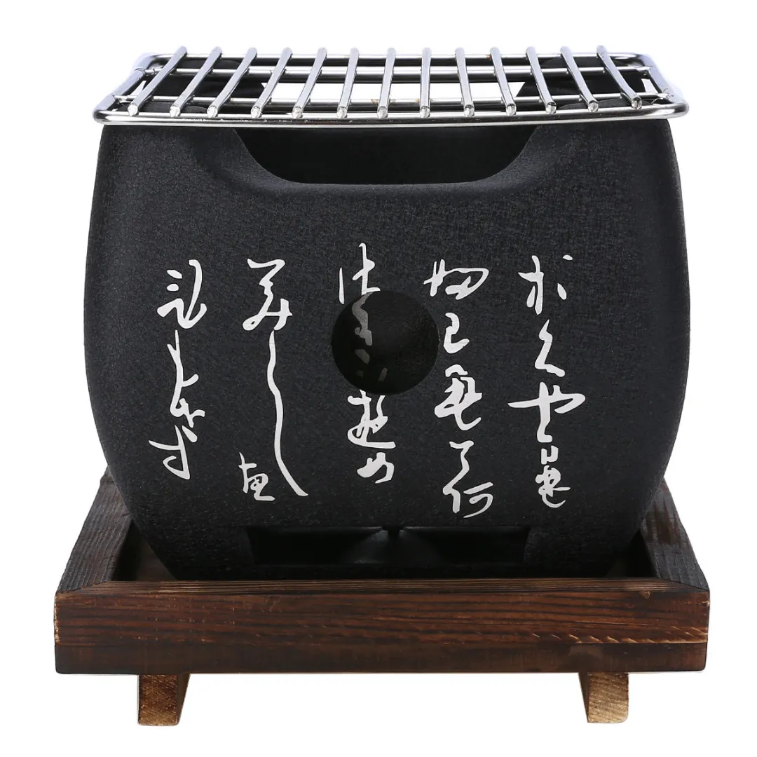 Japanese Korean Barbecue Grill Food Carbon Furnace Barbecue Stove Cooking Oven Alcohol Grill Household BBQ Tools S/M/L