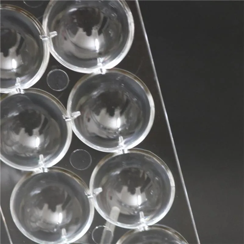 14 cavidades esfera 3D em forma de bola de policarbonato rígido moldes para chocolate2288