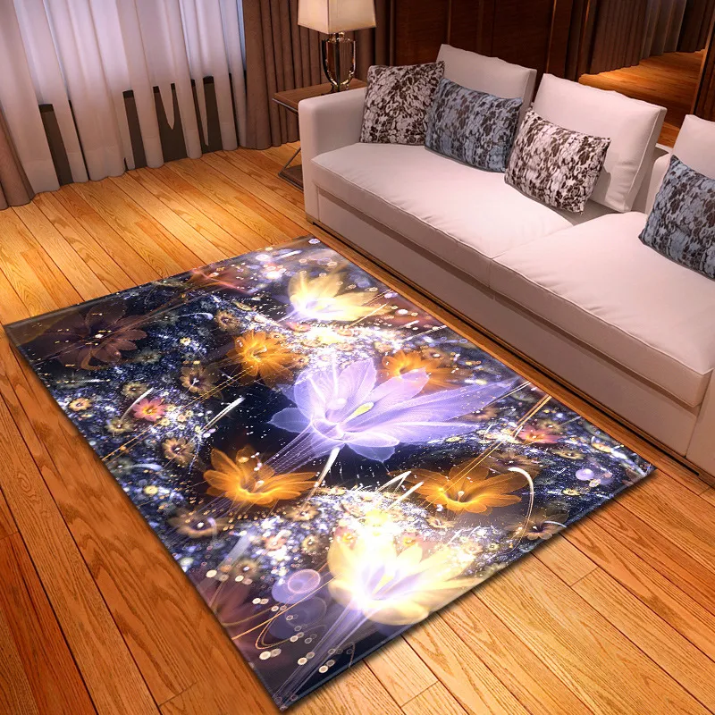 3d Big Flower Carpet Home Living Room Ковер спальня Red Rose Patter